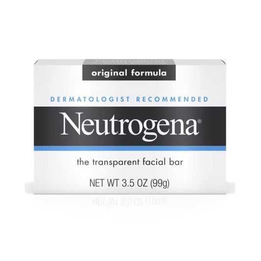 Neutrogena Original Formula Transparent Facial Bar, Unscented, 3.5 oz