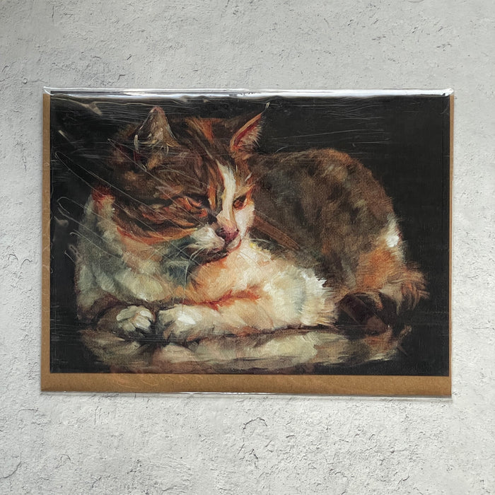 Old World Cat Card