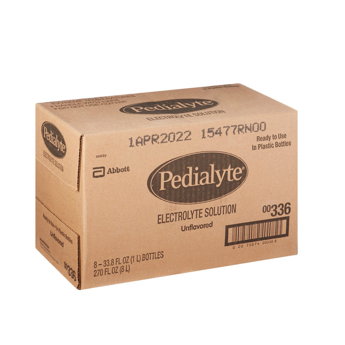 Pedialyte Classic Oral Electrolyte Solution, Unflavored, 33.8 oz - 00336-Case - LL Medico