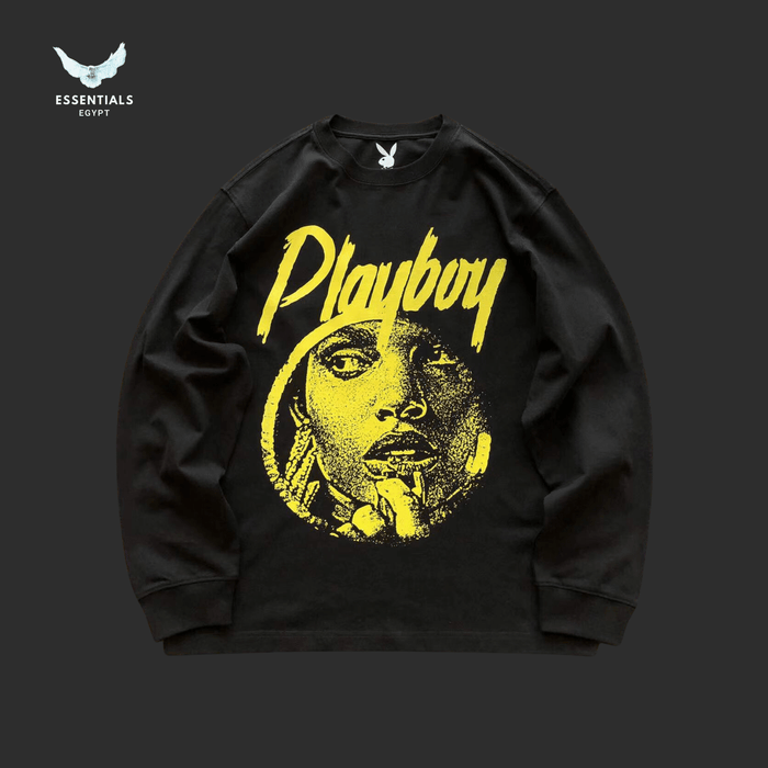 Playboy Long Sleeve T-Shirt – Flame Graphic Edition - ESSENTIALS EGYPT