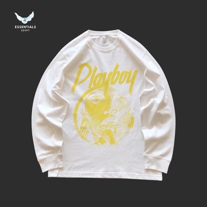 Playboy Long Sleeve T-Shirt – Flame Graphic Edition - ESSENTIALS EGYPT