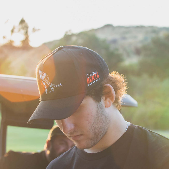 Hockey Programme A-Frame Snapback - - Hats - Violent Gentlemen Hockey Lifestyle | Built by Fans for Fans | Perfect Gift for hockey fan or hockey players that live in the hockey culture