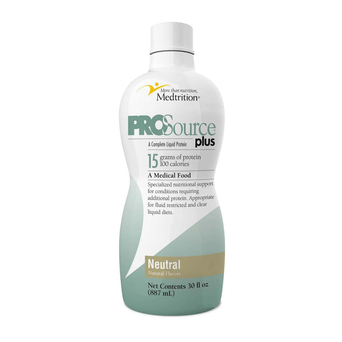 ProSource Oral Supplement, Plus Neutral Flavor, 30 oz Bottle - 11651-Single - LL Medico