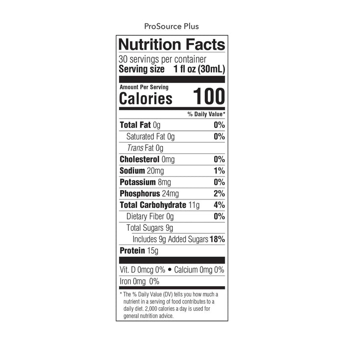 ProSource Oral Supplement, Plus Neutral Flavor, 30 oz Bottle - 11651-Single - LL Medico