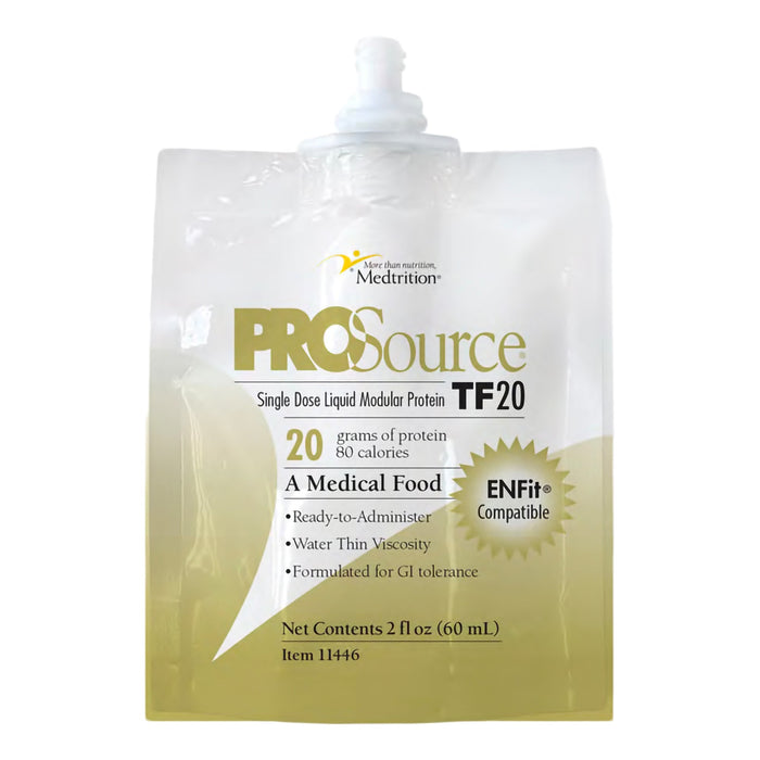 ProSource TF20 Tube Feeding Formula, Unflavored, 2 oz Pouch - 11446-Single - LL Medico