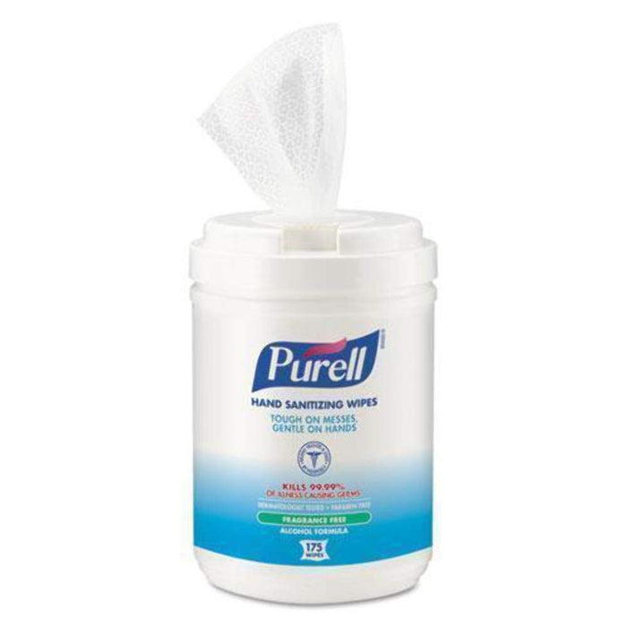 Purell Hand Sanitizing Wipes, Unscented, 175-Count Canister