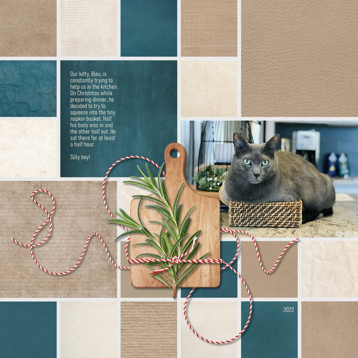 Purely Papers Digital Scrapbook Bundle 2 offers 180 unique digital designer papers in a cool palette with subtle textures. The 9 kits (20 papers each) included in the bundle are Bubbly Blue, Calmly Charcoal, Giggly Green, Lively Lime, Nightly Navy, Orderly Olive, Perfectly Powder Blue, Prominently Peacock, and Timely Teal.