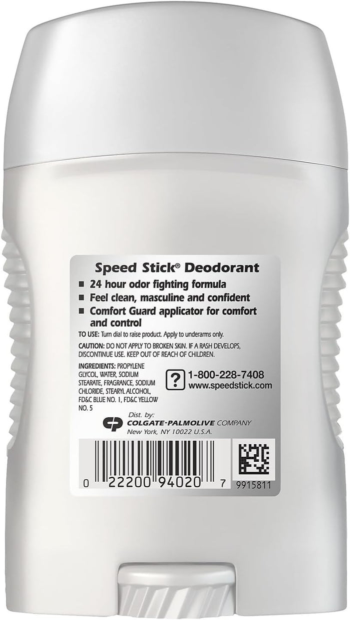 Speed Stick Regular Deodorant, Solid, 1.8 oz