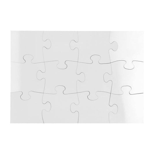Sublimation Puzzle 18 x 26 cm - Wood 12 pcs