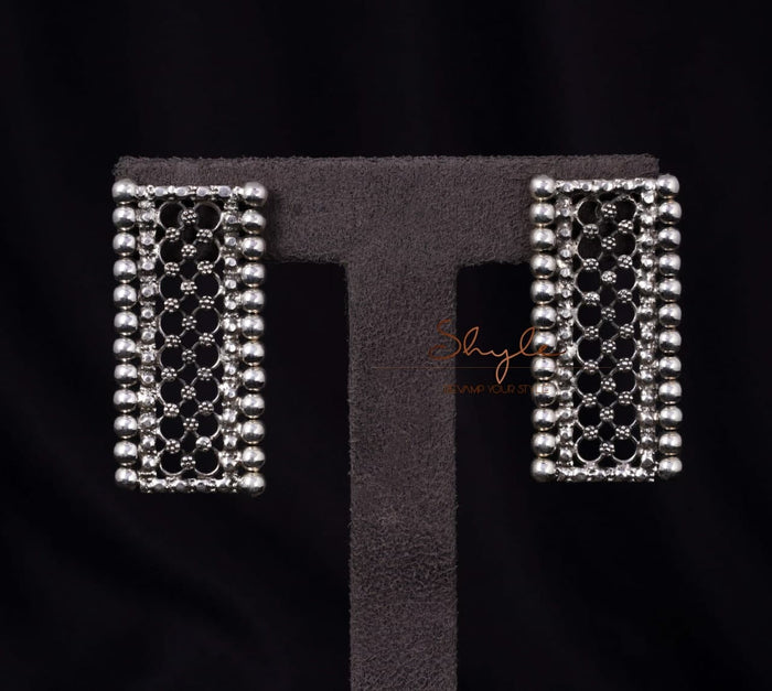 Tattva Flora Jali Intricate Studs