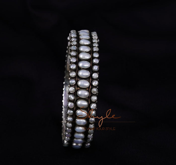 Tattva Pearl Jadau Timeless Kada