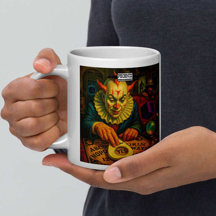 THE 2025 COLLECTIBLE CLOWN FRUIT MUG | Glossy Classic Diner Mug | 3 Size Options! - Phoenix Artisan Accoutrements