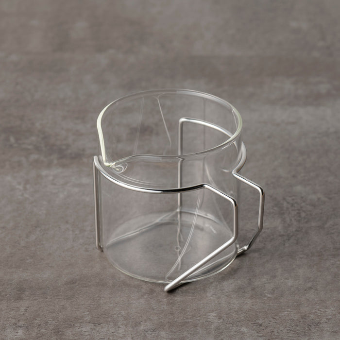 Three Snow: Tea Strainer and Glass Kyusu Set (Gold)