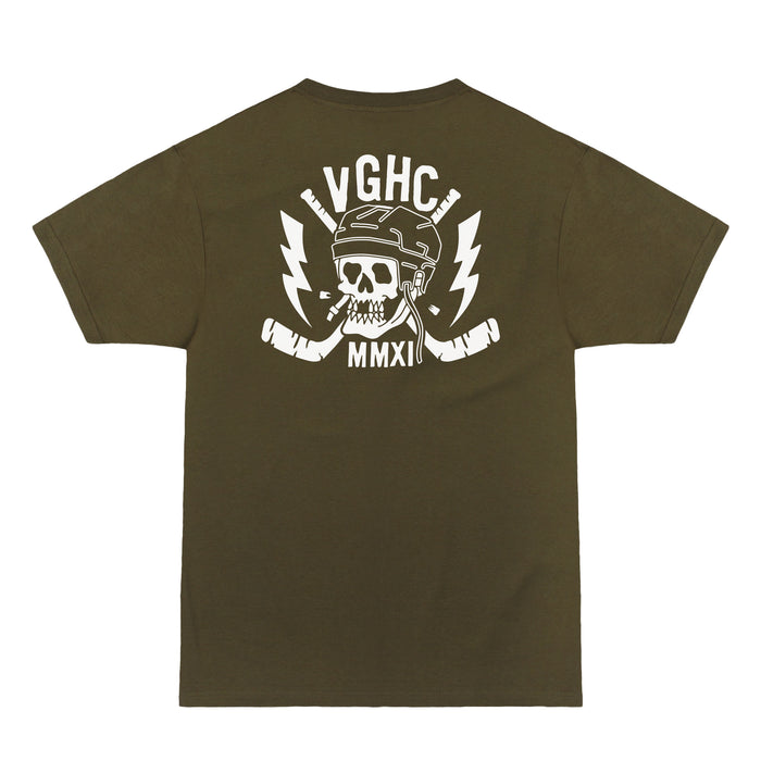 Hockey Toothless Premium Tee - - Men's T-Shirts - Violent Gentlemen Hockey Lifestyle | Built by Fans for Fans | Perfect Gift for hockey fan or hockey players that live in the hockey culture