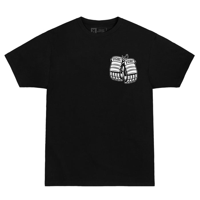 Hockey Warrior Premium Tee - - Men's T-Shirts - Violent Gentlemen Hockey Lifestyle | Built by Fans for Fans | Perfect Gift for hockey fan or hockey players that live in the hockey culture