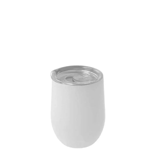 Stainless Steel Sublimation Wine Glass - White