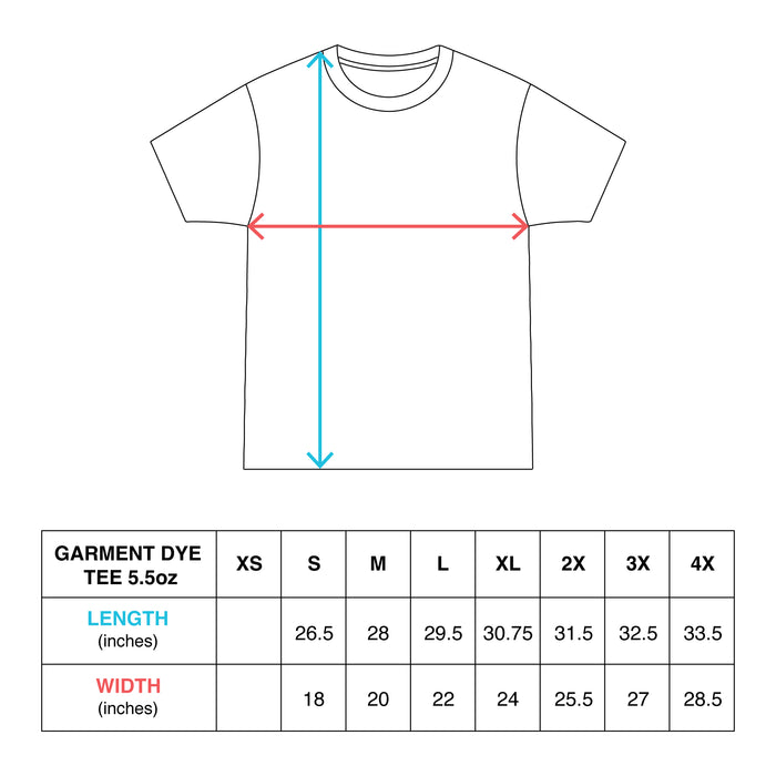 Hockey Loyalty Garment Dye Tee - - Men's T-Shirts - Violent Gentlemen Hockey Lifestyle | Built by Fans for Fans | Perfect Gift for hockey fan or hockey players that live in the hockey culture